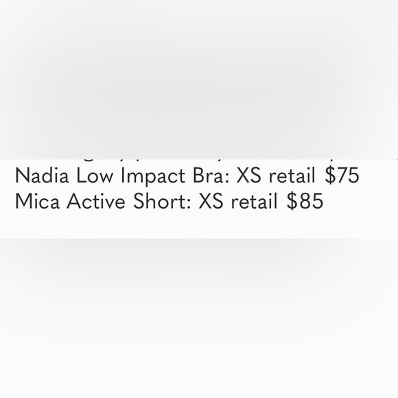 Kith Women's Light Gray Sports Bra and Shorts - Picture 4 of 4